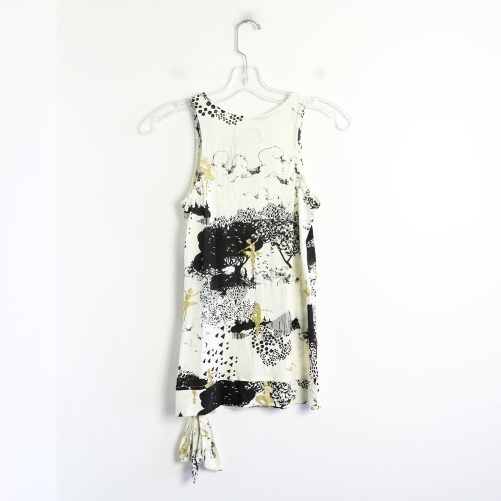 Salad Hong Kong designer boutique S ballet ballerina art print gold metallic - Picture 2 of 7